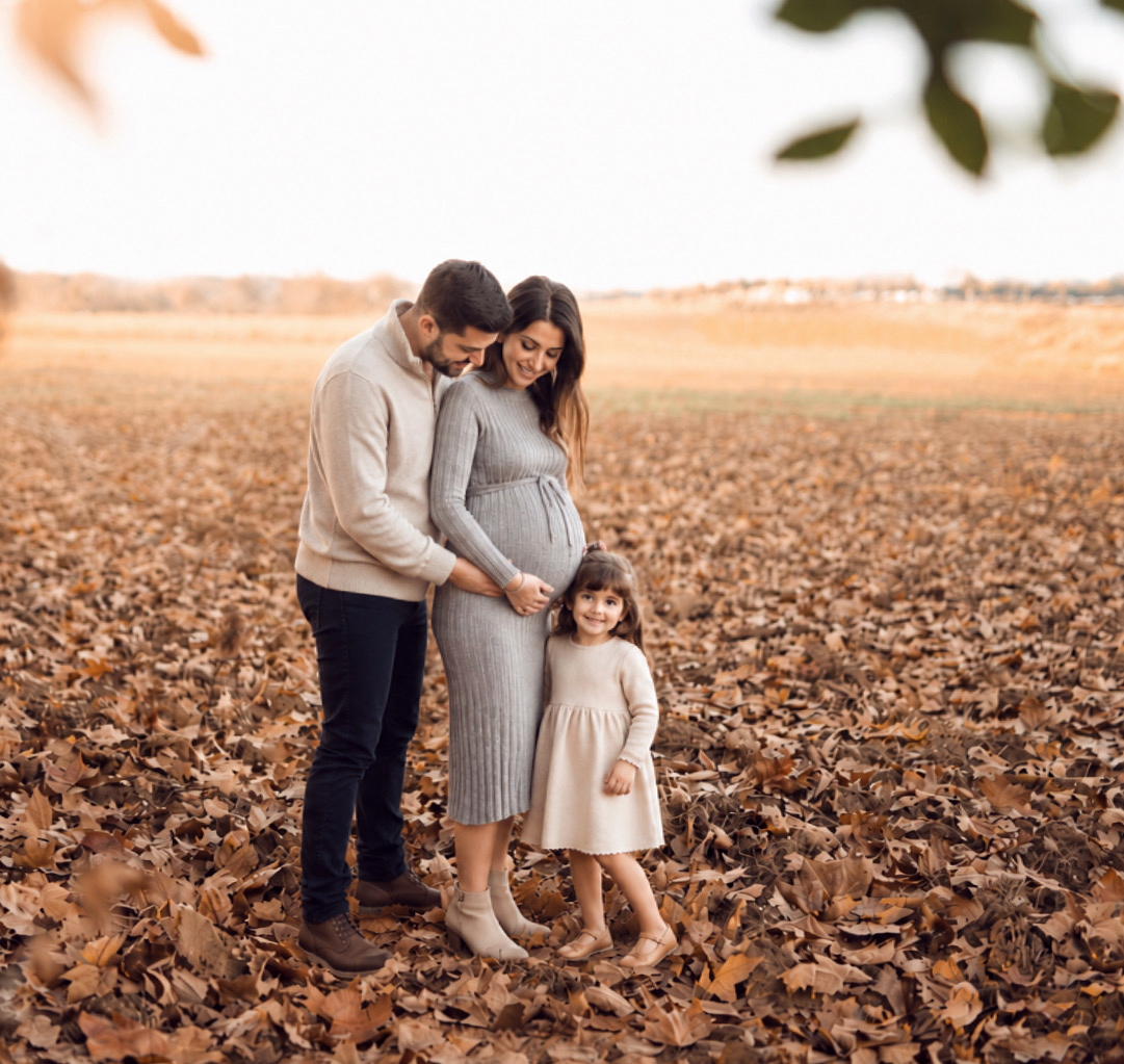 Familia en exterior