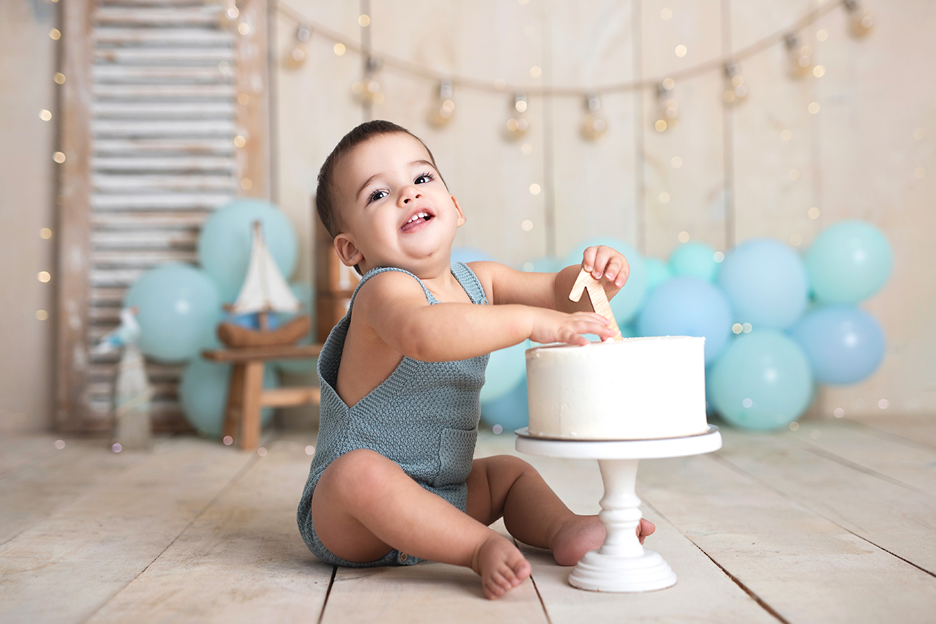 Sesión smash cake Claudia Nassisi